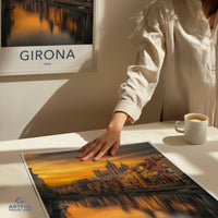Girona Poster - Spain Wall Art
