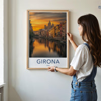 Girona Poster - Spain Wall Art