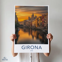 Girona Poster - Spain Wall Art