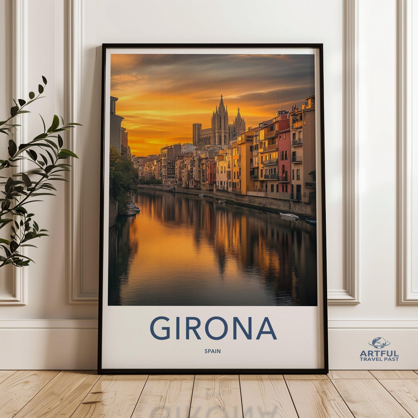 Girona Poster - Spain Wall Art