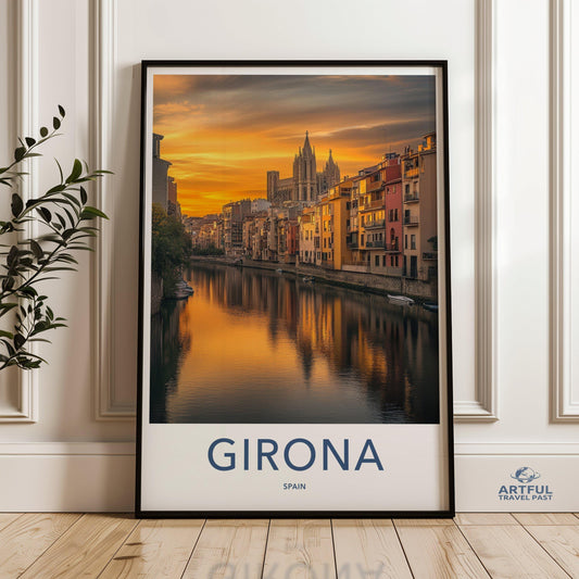 Girona Poster - Spain Wall Art