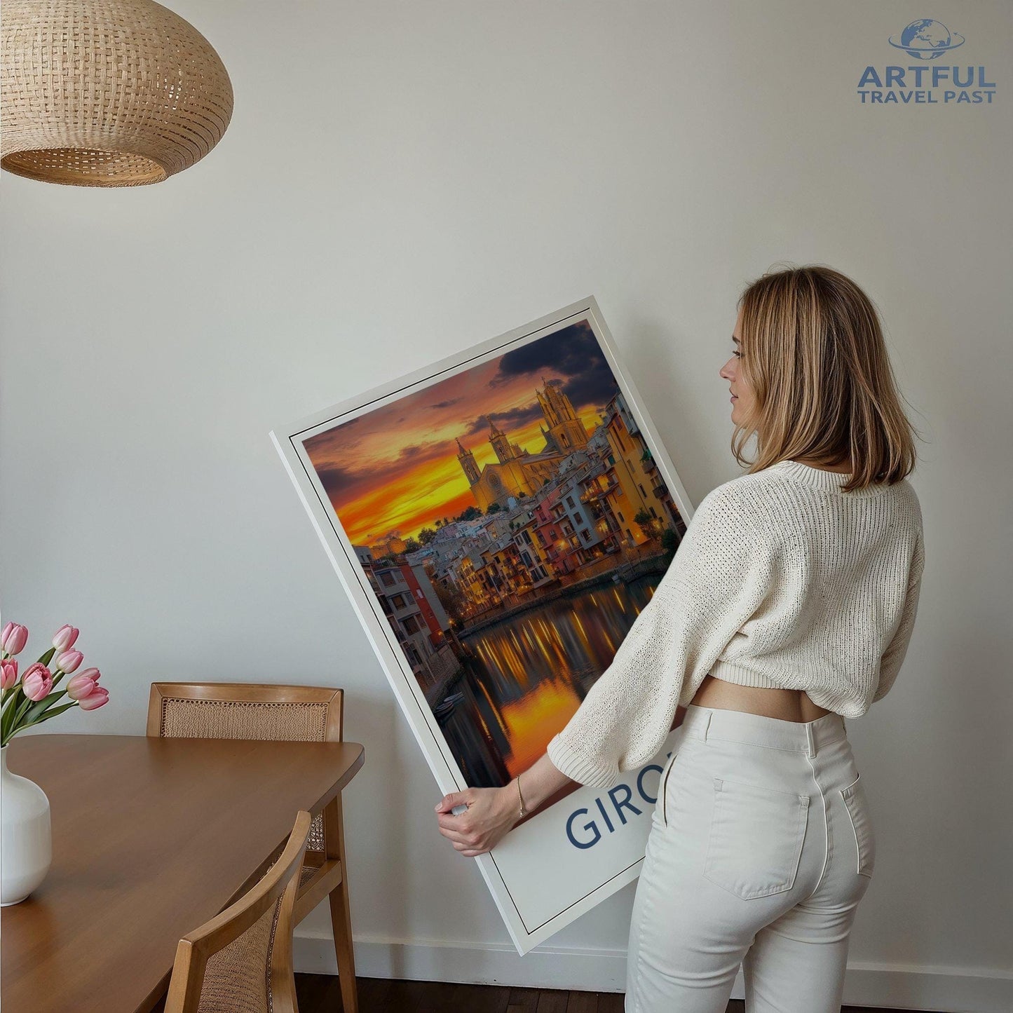 Girona Poster - Spain Wall Art