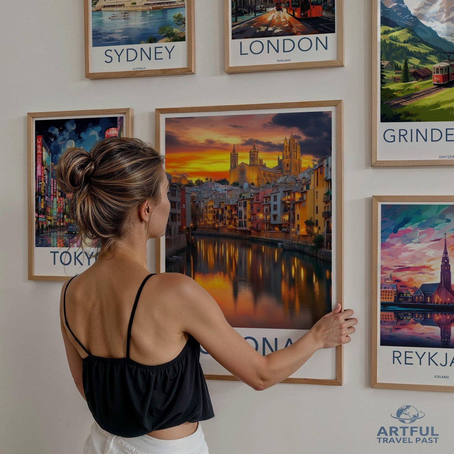 Girona Poster - Spain Wall Art