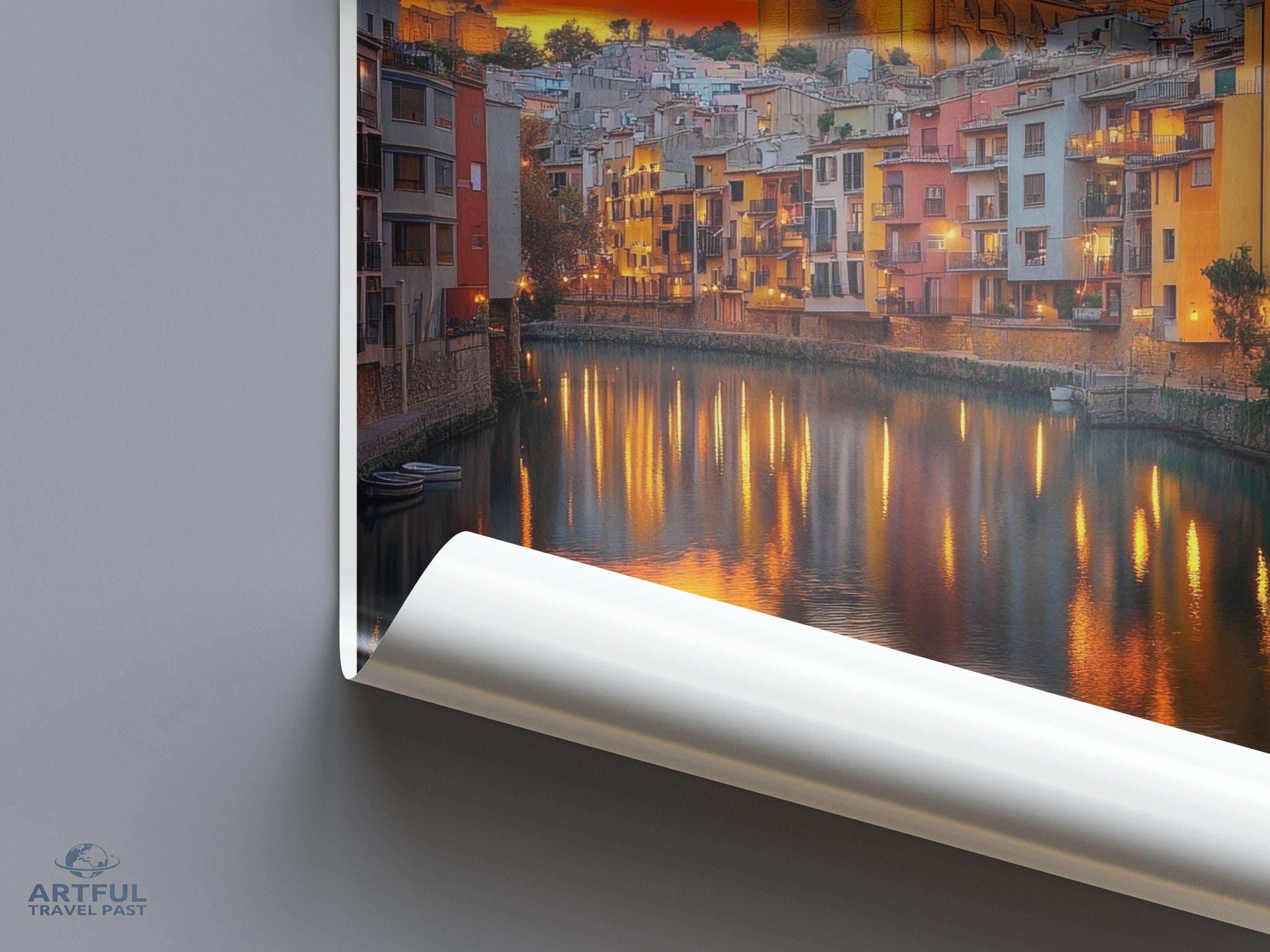 Girona Poster - Spain Wall Art