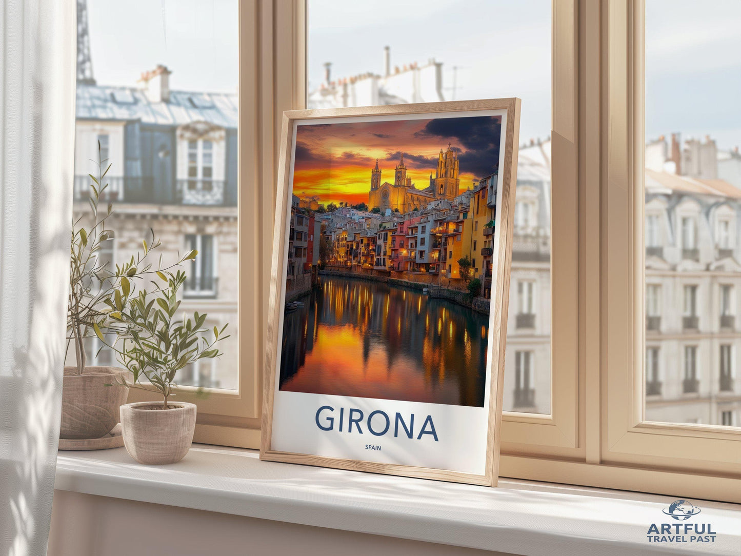Girona Poster - Spain Wall Art