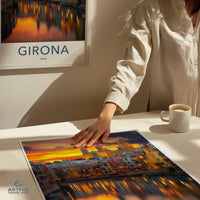 Girona Poster - Spain Wall Art