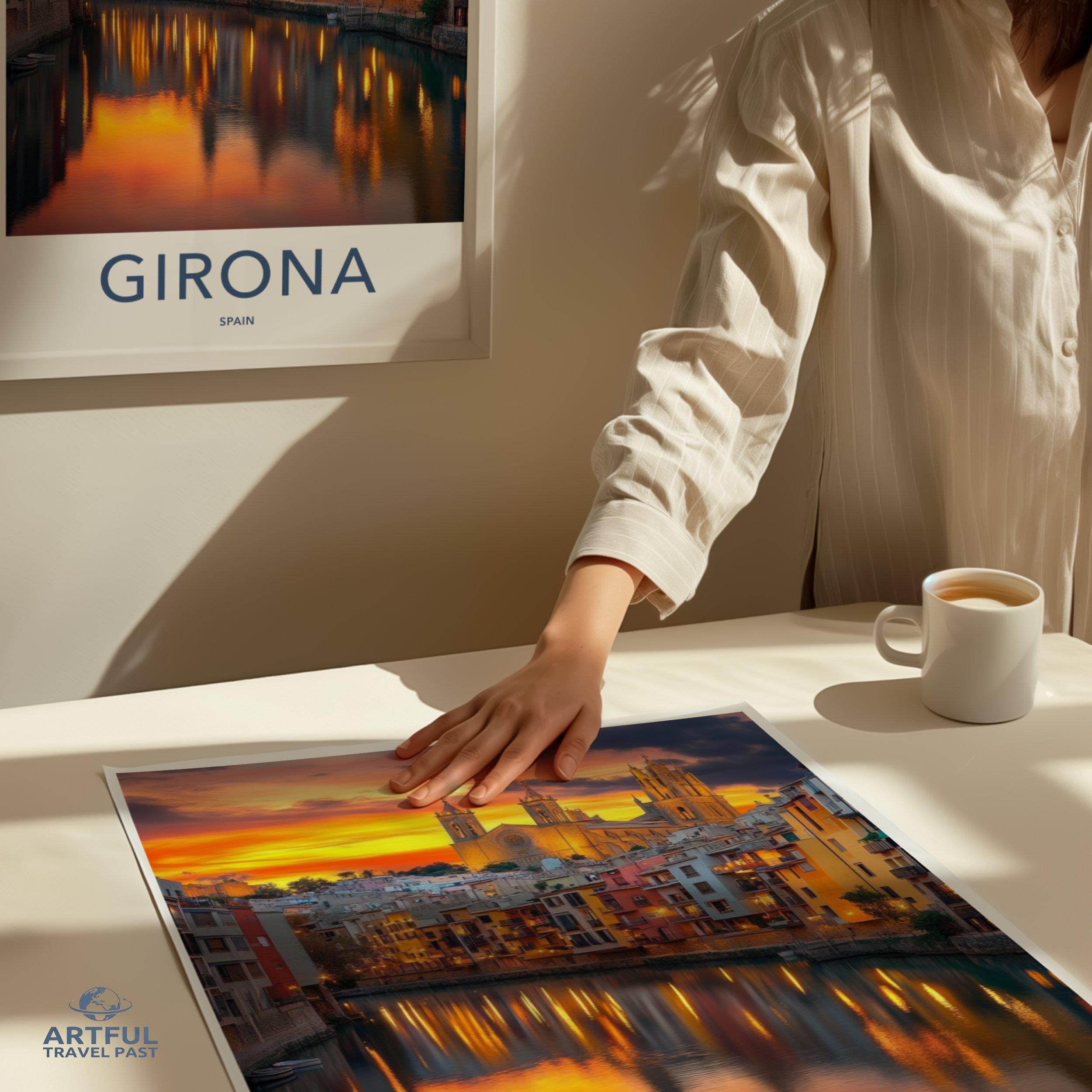Girona Poster - Spain Wall Art