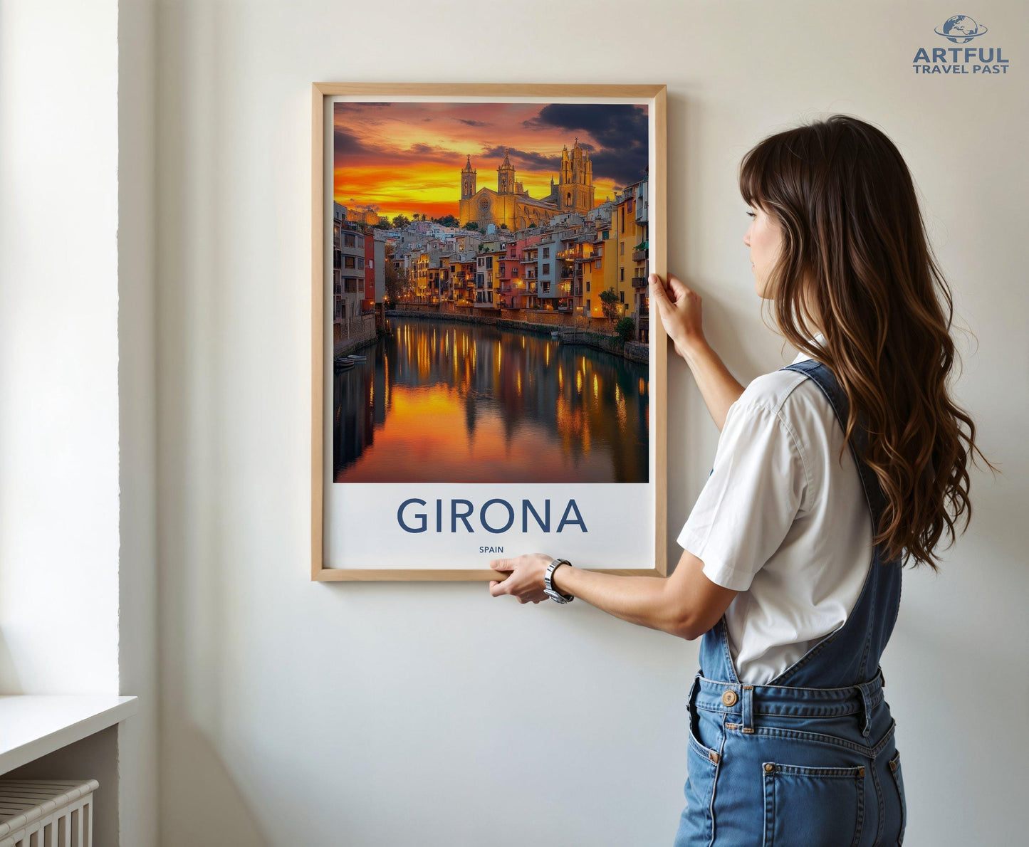 Girona Poster - Spain Wall Art