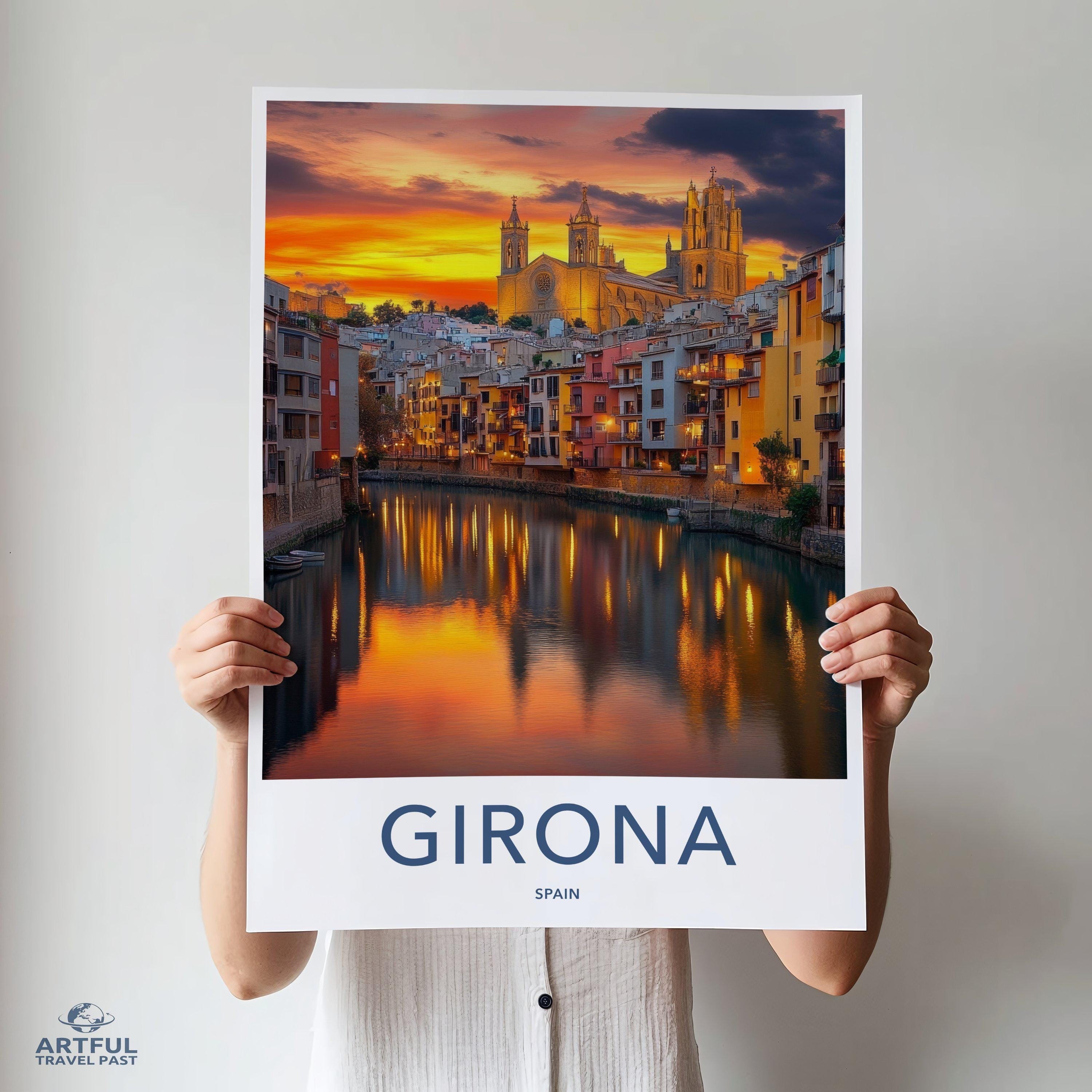 Girona Poster - Spain Wall Art