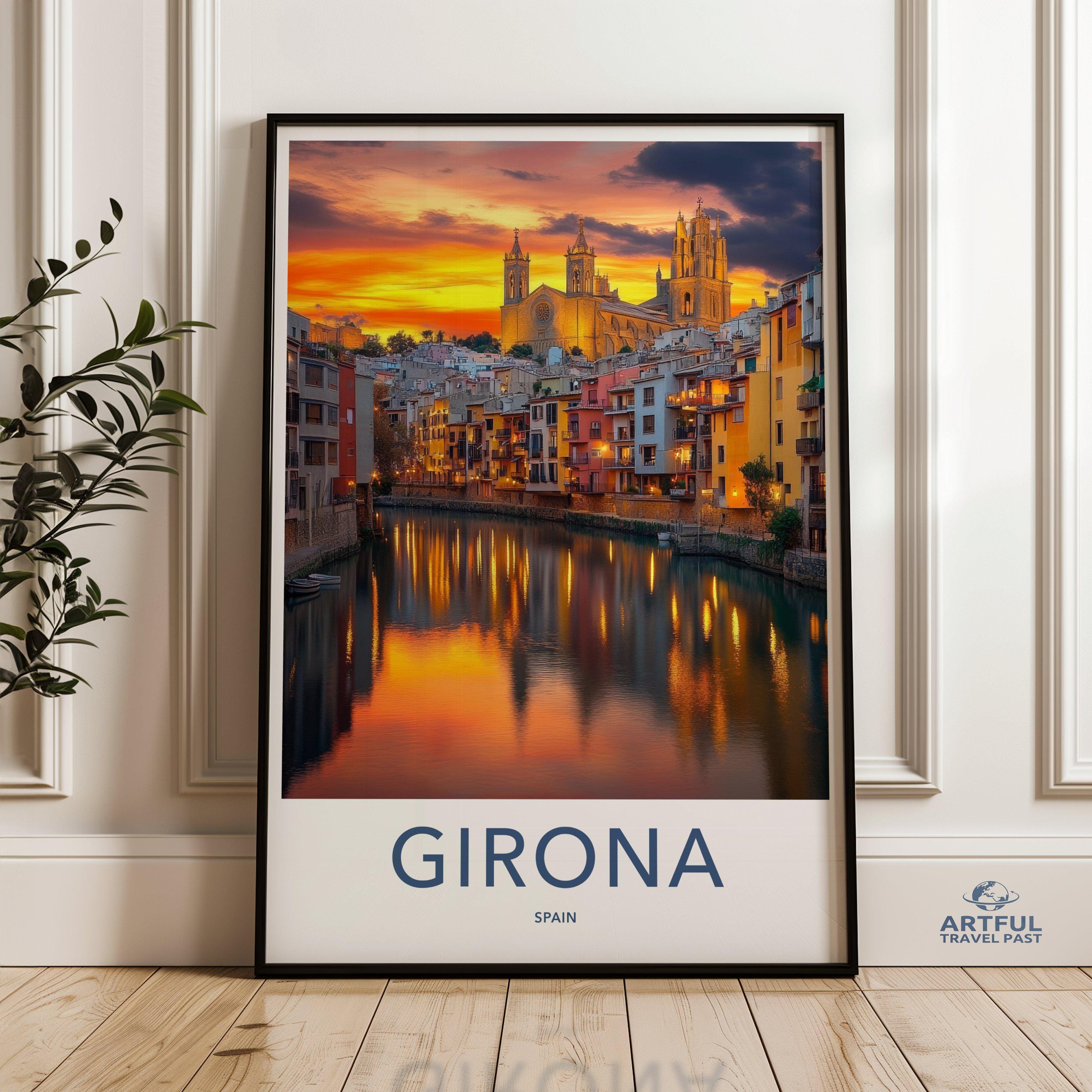 Girona Poster - Spain Wall Art