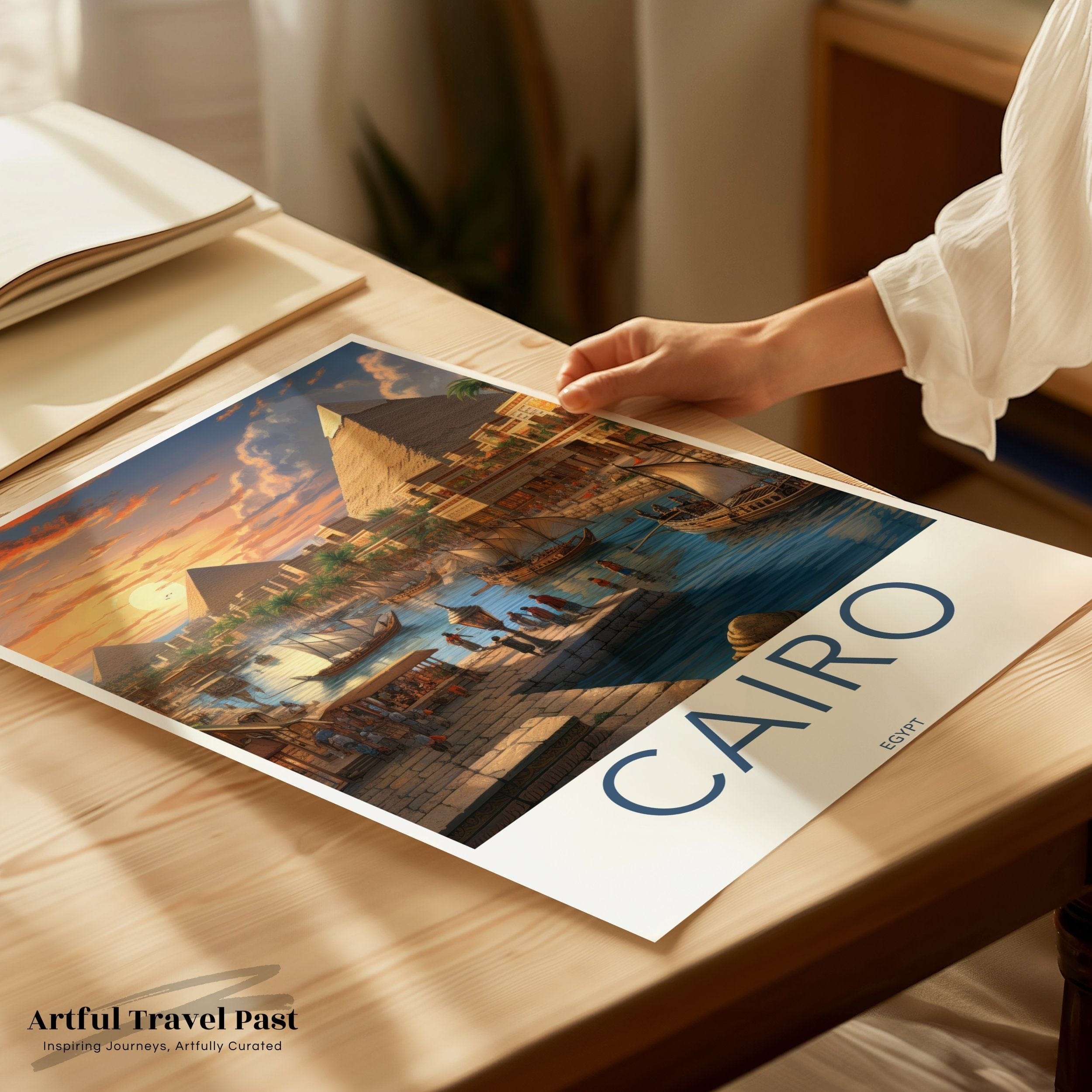 Giza Poster - Egypt Wall Art