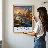 Giza Poster - Egypt Wall Art