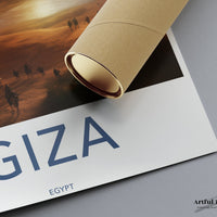 Giza Poster - Egypt Wall Art