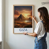 Giza Poster - Egypt Wall Art