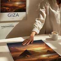Giza Poster - Egypt Wall Art