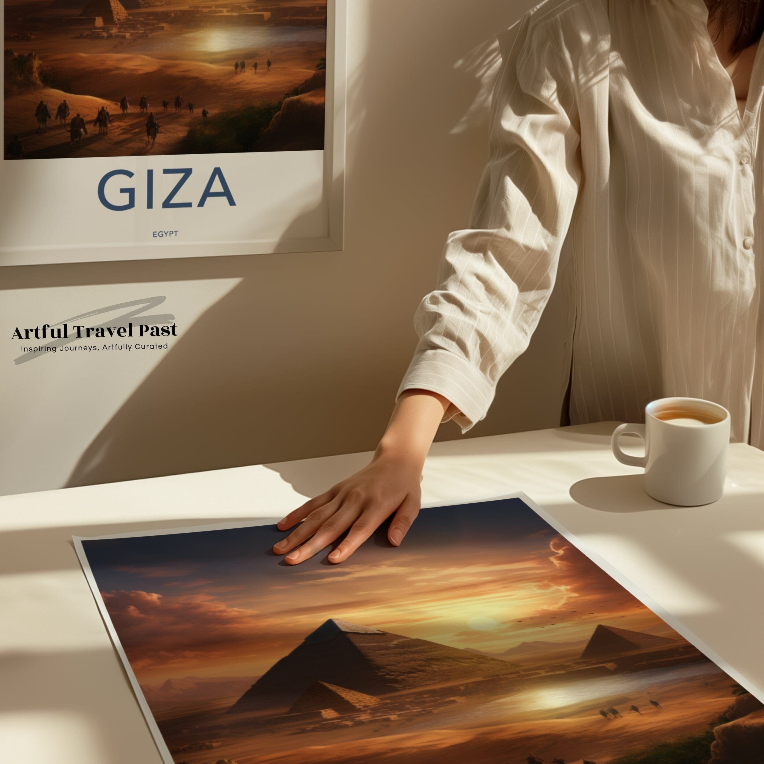Giza Poster - Egypt Wall Art