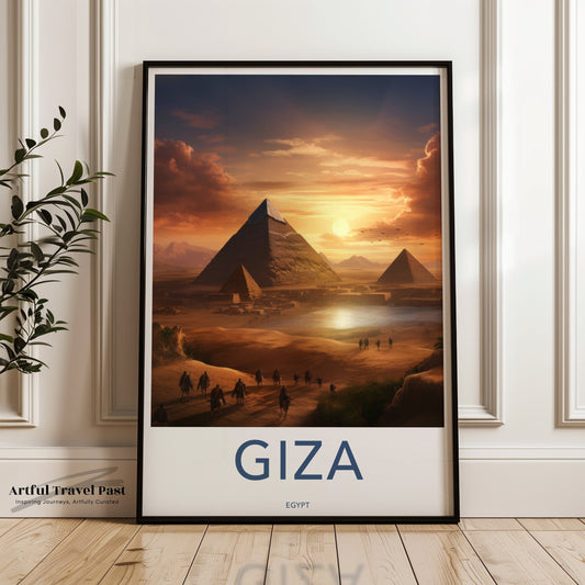 Giza Poster - Egypt Wall Art