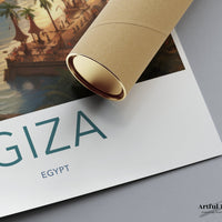 Giza Poster - Egypt Wall Art