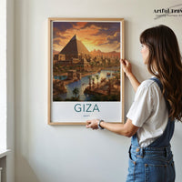 Giza Poster - Egypt Wall Art