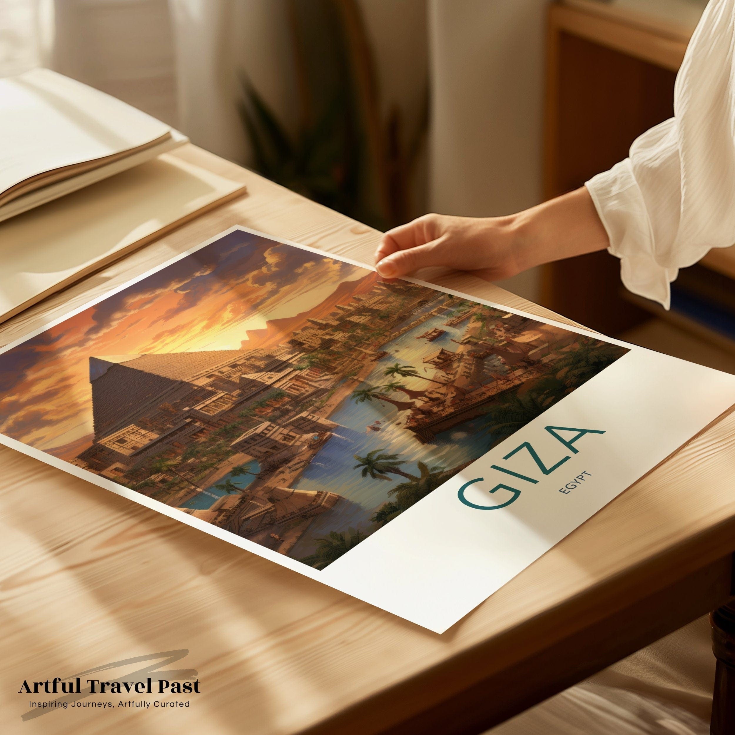 Giza Poster - Egypt Wall Art