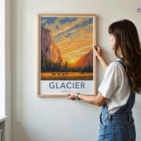 Glacier National Park Poster
