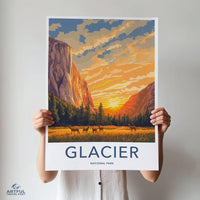 Glacier National Park Poster