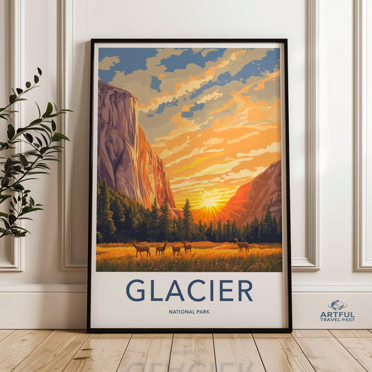 Glacier National Park Poster