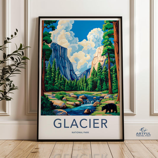 Glacier National Park Poster