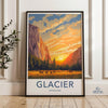 Glacier National Park Poster | Montana Wall Art