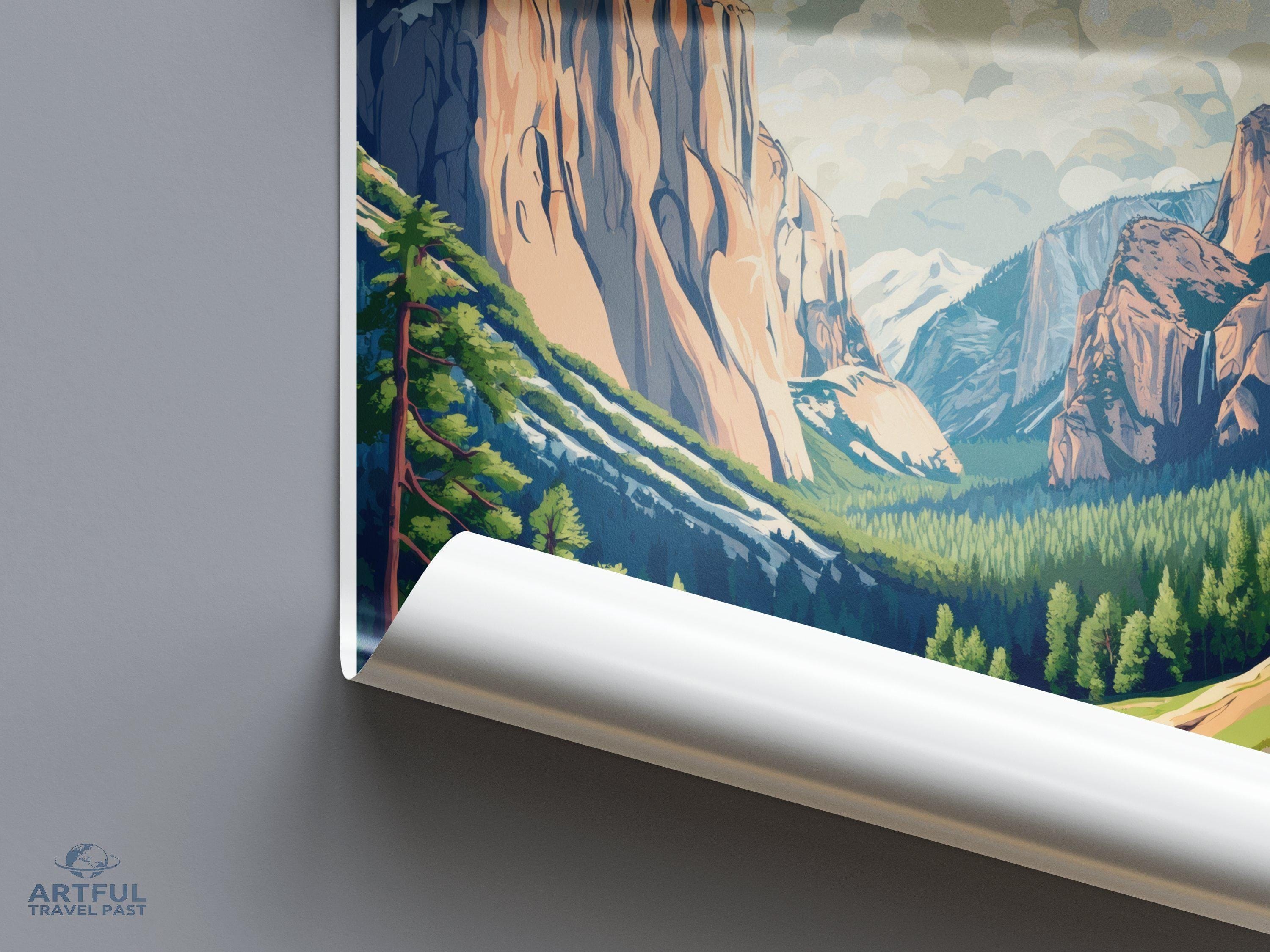 Glacier National Park Poster | Montana Wall Art