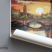 Glasgow Poster - Scotland Wall Art