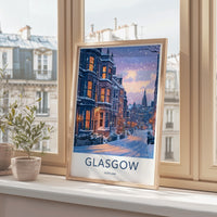 Glasgow Poster - Scotland Wall Art