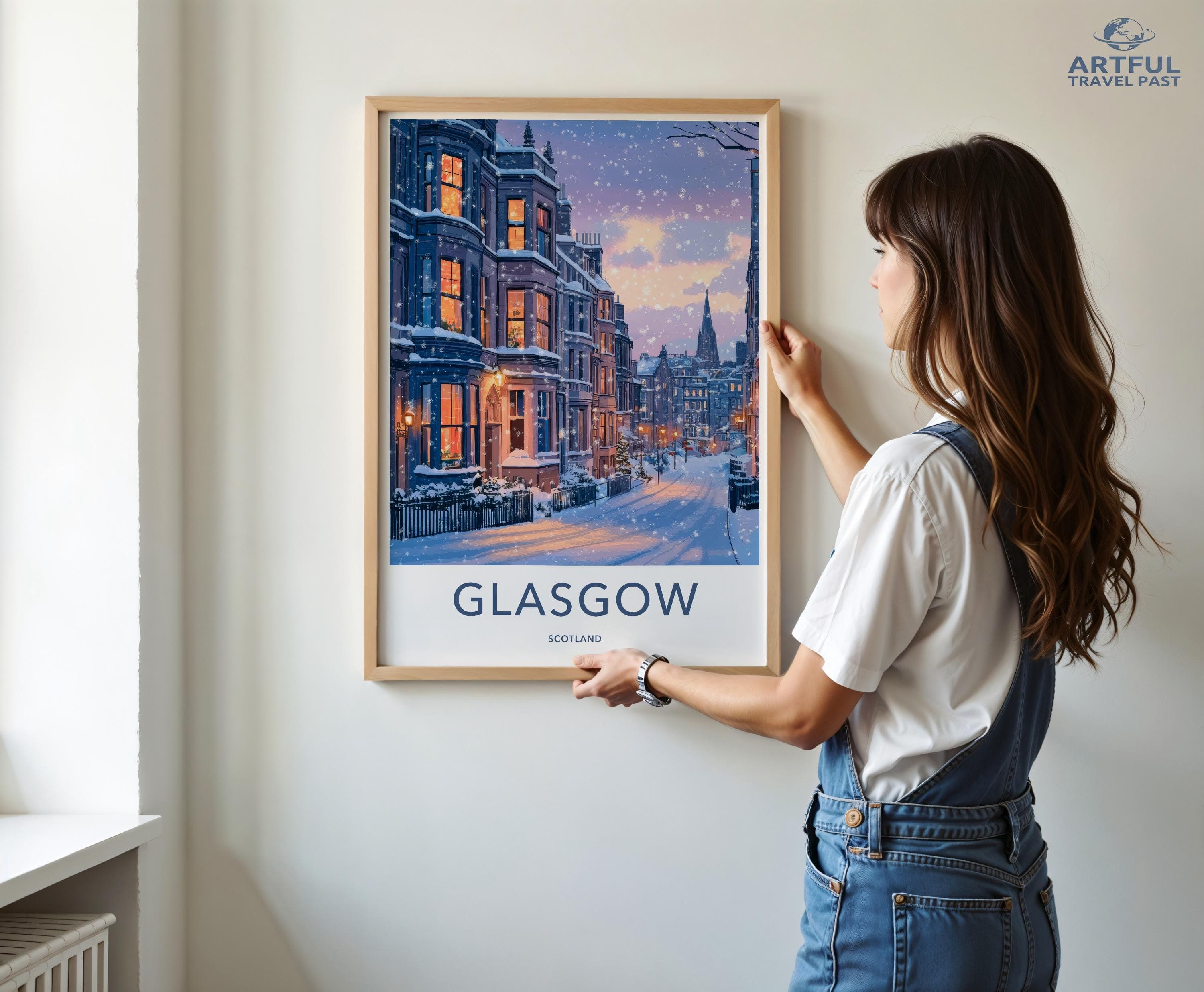 Glasgow Poster - Scotland Wall Art