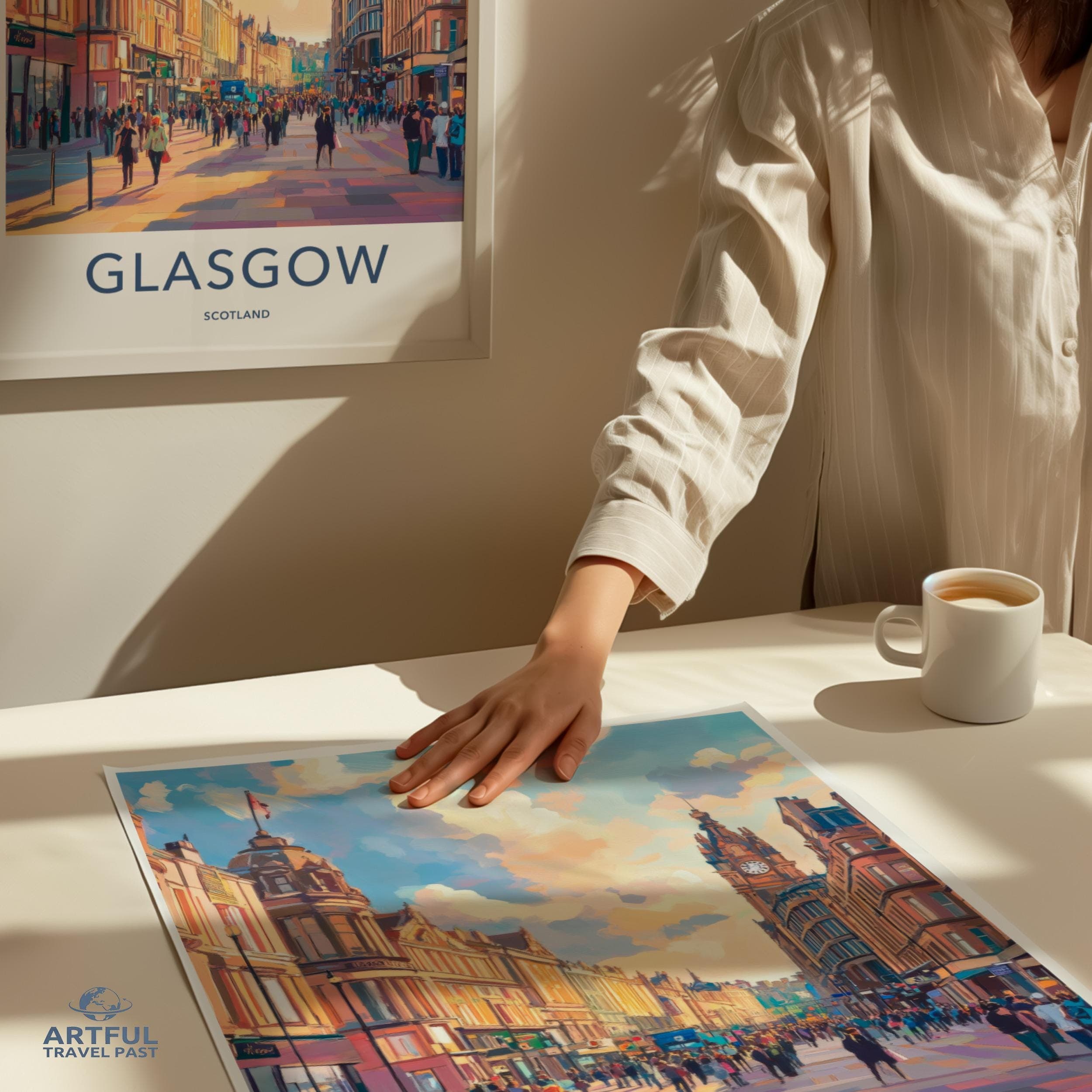 Glasgow Poster - Scotland Wall Art