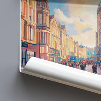 Glasgow Poster - Scotland Wall Art