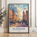 Glasgow Poster - Scotland Wall Art