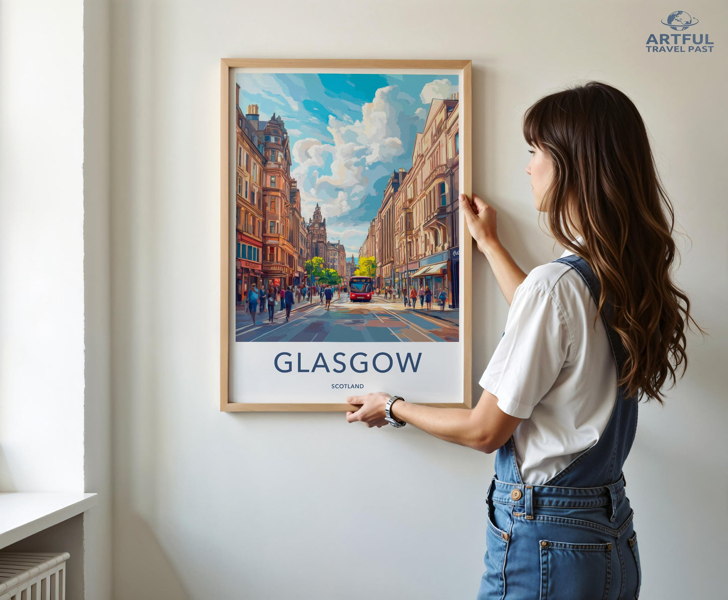 Glasgow Poster - Scotland Wall Art