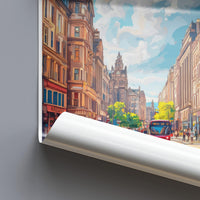Glasgow Poster - Scotland Wall Art