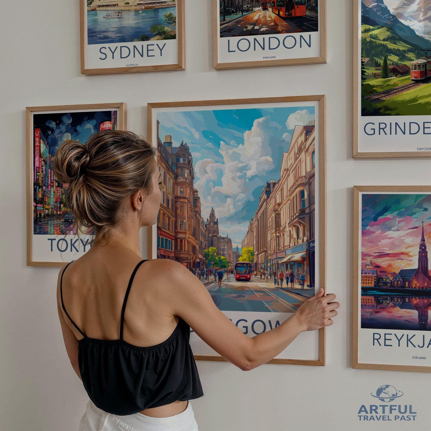 Glasgow Poster - Scotland Wall Art