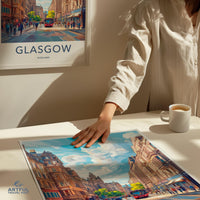 Glasgow Poster - Scotland Wall Art