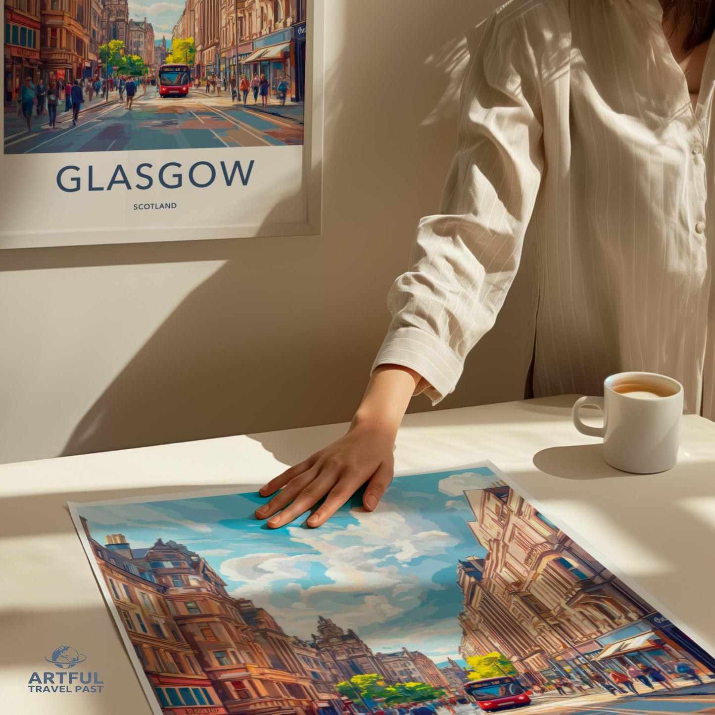 Glasgow Poster - Scotland Wall Art