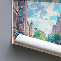 Glasgow Poster - Scotland Wall Art
