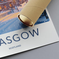 Glasgow Poster - Scotland Wall Art