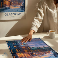 Glasgow Poster - Scotland Wall Art