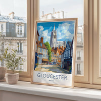 Gloucester Poster - England Wall Art