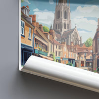Gloucester Poster - England Wall Art