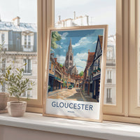 Gloucester Poster - England Wall Art