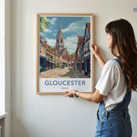 Gloucester Poster - England Wall Art