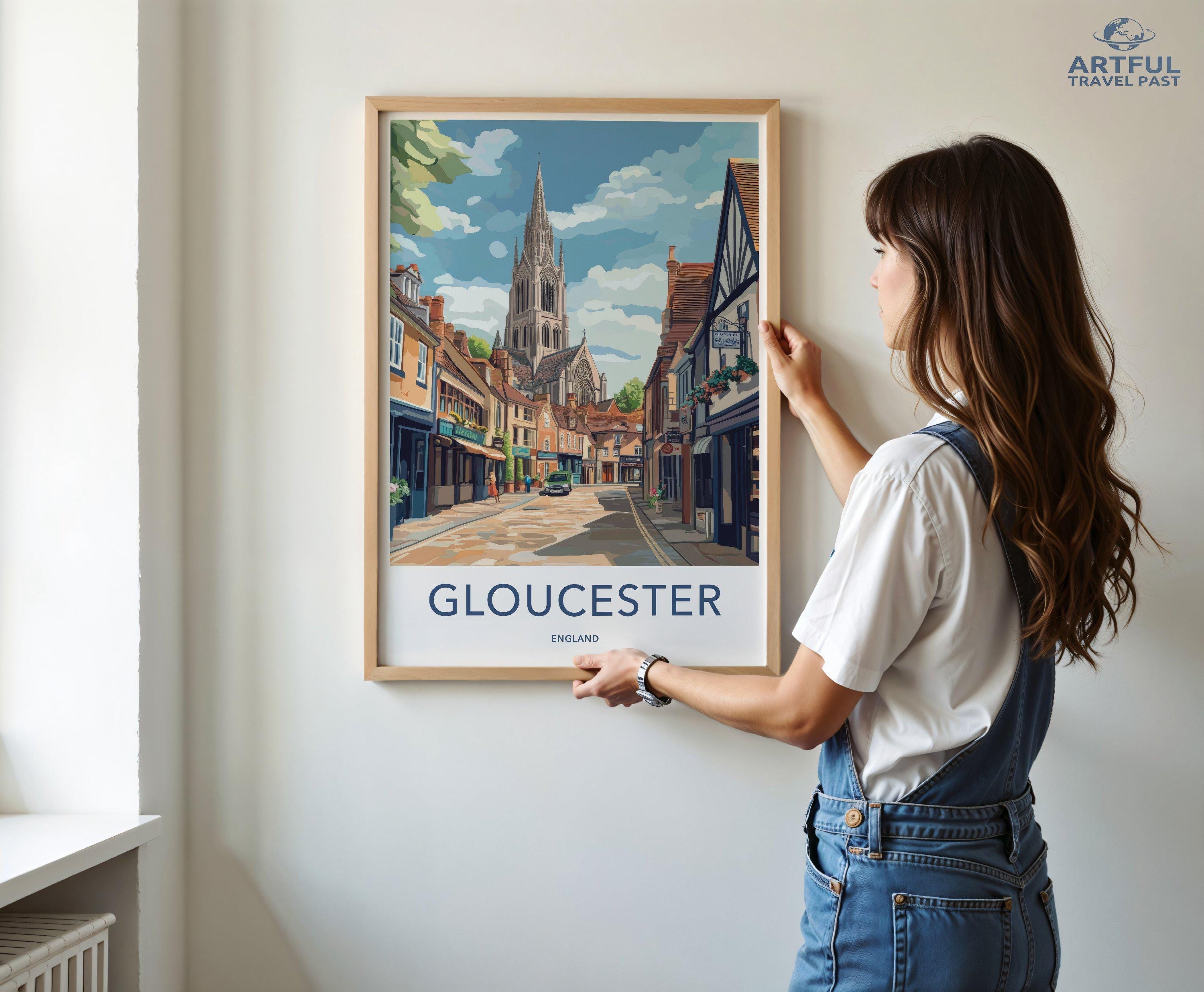Gloucester Poster - England Wall Art