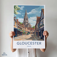 Gloucester Poster - England Wall Art